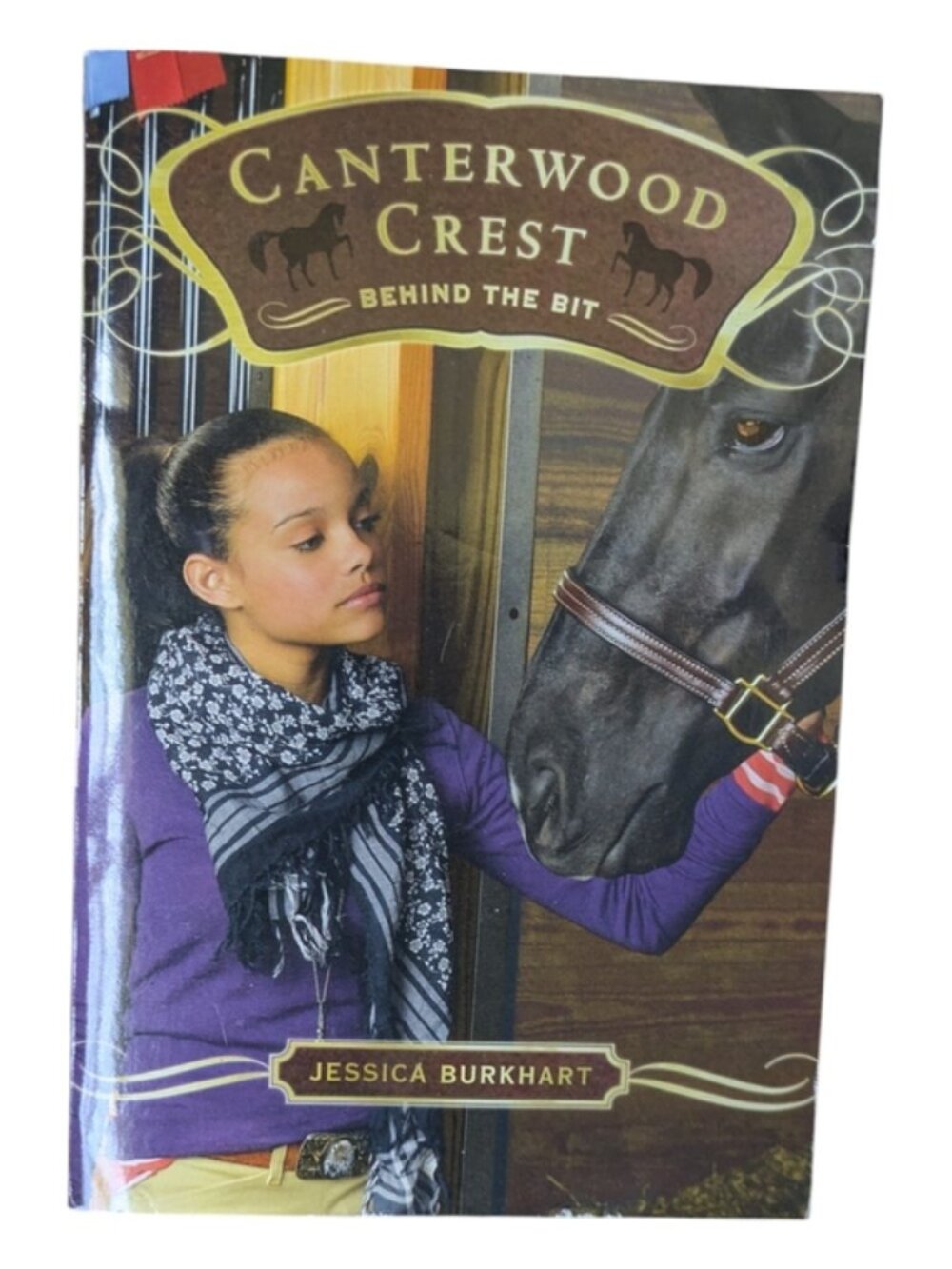*4/$20 Behind the Bit (Canterwood Crest # 3) Novel by Jessica Burkhart Ages 9-13